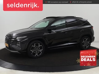 Hoofdafbeelding Hyundai Tucson Hyundai Tucson 1.6 T-GDI PHEV N Line Sky 4WD | Panoramadak |  Stoelverwarming | Leder/Alcantara | Camera | Adaptive cruise | Carplay | Full LED | Stuurverwarming | Keyless | Plug In