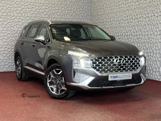Hoofdafbeelding Hyundai Santa Fe Hyundai Santa Fe 1.6 T-GDI PHEV PREMIUM 7P AWD LEER ELEK.KLEP CAMERA NAVI STOEL/STUUR VERW. PLUG IN HYBRID
