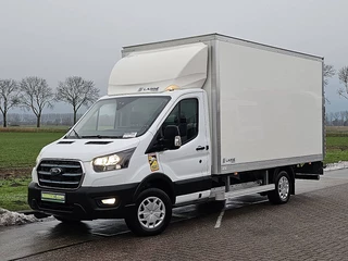 Ford E-Transit 390 L3 89Kwh electrisch, gesloten laadbak, laadklep, zijdeur, airco, automaat, navi, spoiler, NIEUW!!