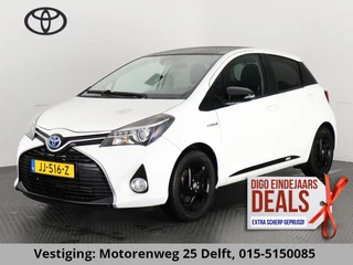 Toyota Yaris 1.5 HYBRID TREND SPORTSLINE DESIGN 1e EIGENARESSE. AUTOMAAT .NAVIGATIE.LMV.CRUISE.TREKHAAK GARANTIE TOT 4-2026