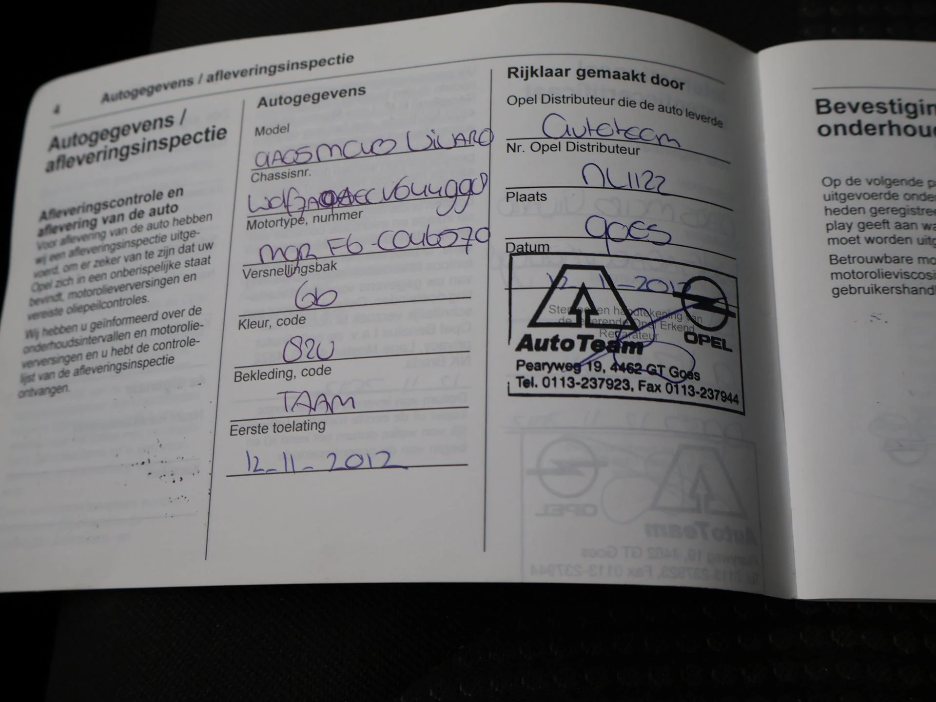 Hoofdafbeelding Opel Vivaro