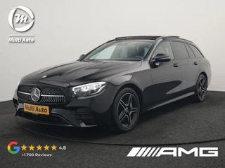 Mercedes-Benz E-Klasse Estate 300 e AMG Line PHEV 320pk Dealer O.H. | Panodak | Camera | Alcantara Sportstoelen Verwarmd | Sfeerverlichting | Blis | Apple Carplay | Night Pakket | Virtual | Navigatie | DAB | Plug In Hybrid |