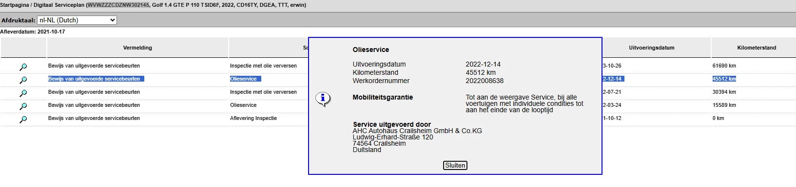 Hoofdafbeelding Volkswagen Golf