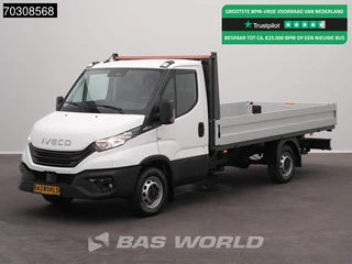 Iveco Daily 35S16 Automaat Open Laadbak 3,5t Trekhaak 160PK Airco Cruise Camera Euro6 Pritsche Pickup Open Box Airco Trekhaak Cruise control