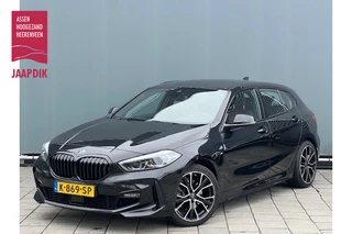BMW 1 Serie BWJ 2021 | 118i 136PK High Ex. AUTOMAAT | LEER | M-PAKKET | CLIMA | NAVI | SPORTSTOELEN | 18'' LMV | STOELVERW | CARPLAY |