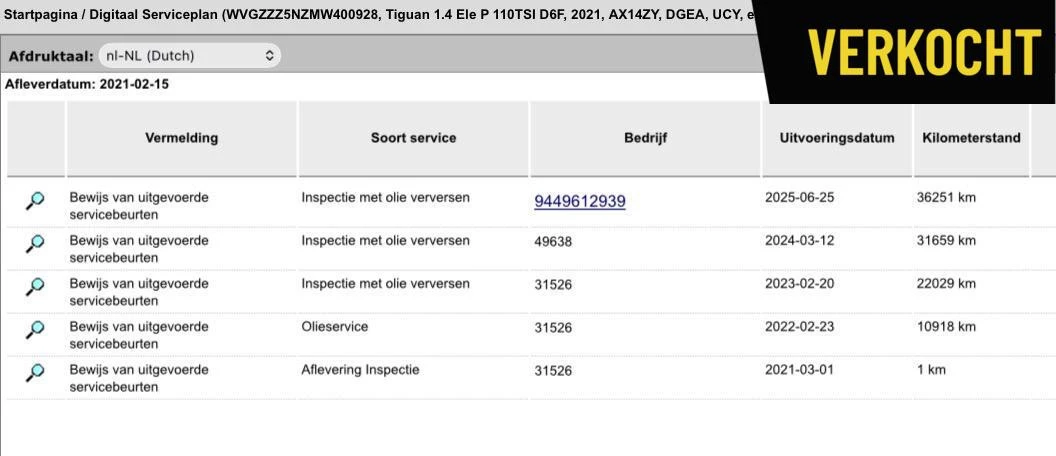 Hoofdafbeelding Volkswagen Tiguan