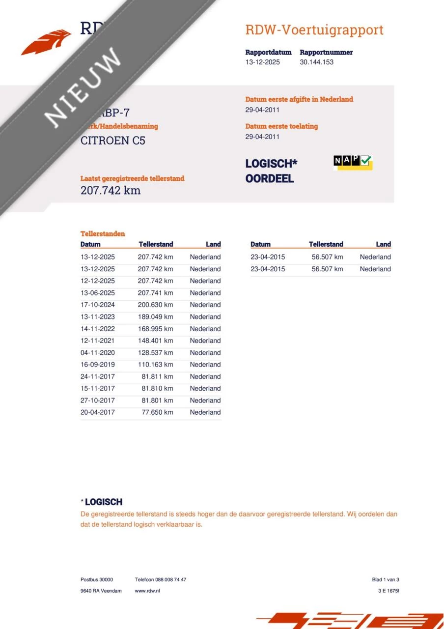 Hoofdafbeelding Citroën C5