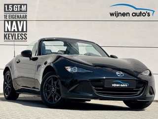 Hoofdafbeelding Mazda MX-5 Mazda MX-5 1.5 GT-M/ 1e eig/ Voll Historie/ Topstaat/ Navi