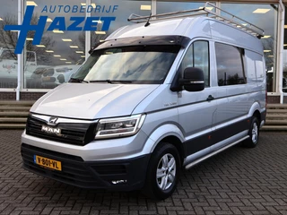 MAN TGE 2.0 TDI 177 PK AUT. DUBBEL CABINE + 3500 KG TREKHAAK | LED | LEDER | ADAPTIVE CRUISE