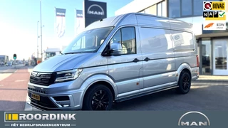 MAN TGE 3.140 L3H3 18" LMV, sidesteps, frontspoiler, rondom in kleur, getinte verlichting en zonneband, leder, Super compleet !!!
