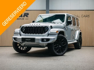 Jeep Wrangler Unlimited 4xe 380 Sahara | Corse Edition Custom Made | Hybride | Stuur- en Stoelverwarming | Achteruitrijcamera |