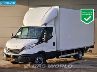 Iveco Daily 35C18 2025 MODEL Automaat Laadklep ACC Navi Airco Zijdeur Bakwagen Meubelbak Koffer 21m3 Airco