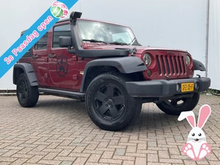 Hoofdafbeelding Jeep Wrangler Jeep Wrangler Unlimited 3.8 Sport Sahara 5-deurs Airco Cruise Snorkel Uitstraling!