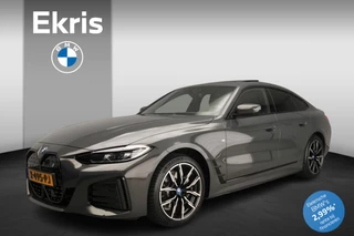 BMW i4 Gran Coupe eDrive40 | M-Sportpakket | LED | Leder | HUD | Schuifdak | Trekhaak | Elektr. zetels | DAB | Harman-kardon sound | Alu 19 inch