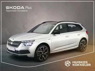 Hoofdafbeelding Škoda Kamiq Skoda Kamiq Monte Carlo 1.0 TSI 110pk DSG Automaat Panoramadak, Achteruitrijcamera, Cruise control, Verwarmde voorruit, LED koplampen, Stoelverwarming, Parkeersensoren