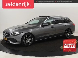 Mercedes-Benz C-klasse 200 Launch Edition Luxury Line | Panoramadak |  Trekhaak | Leder | Stoelverwarming | Carplay | Camera | Sfeerverlichting | Navigatie | 18'' | Getint glas