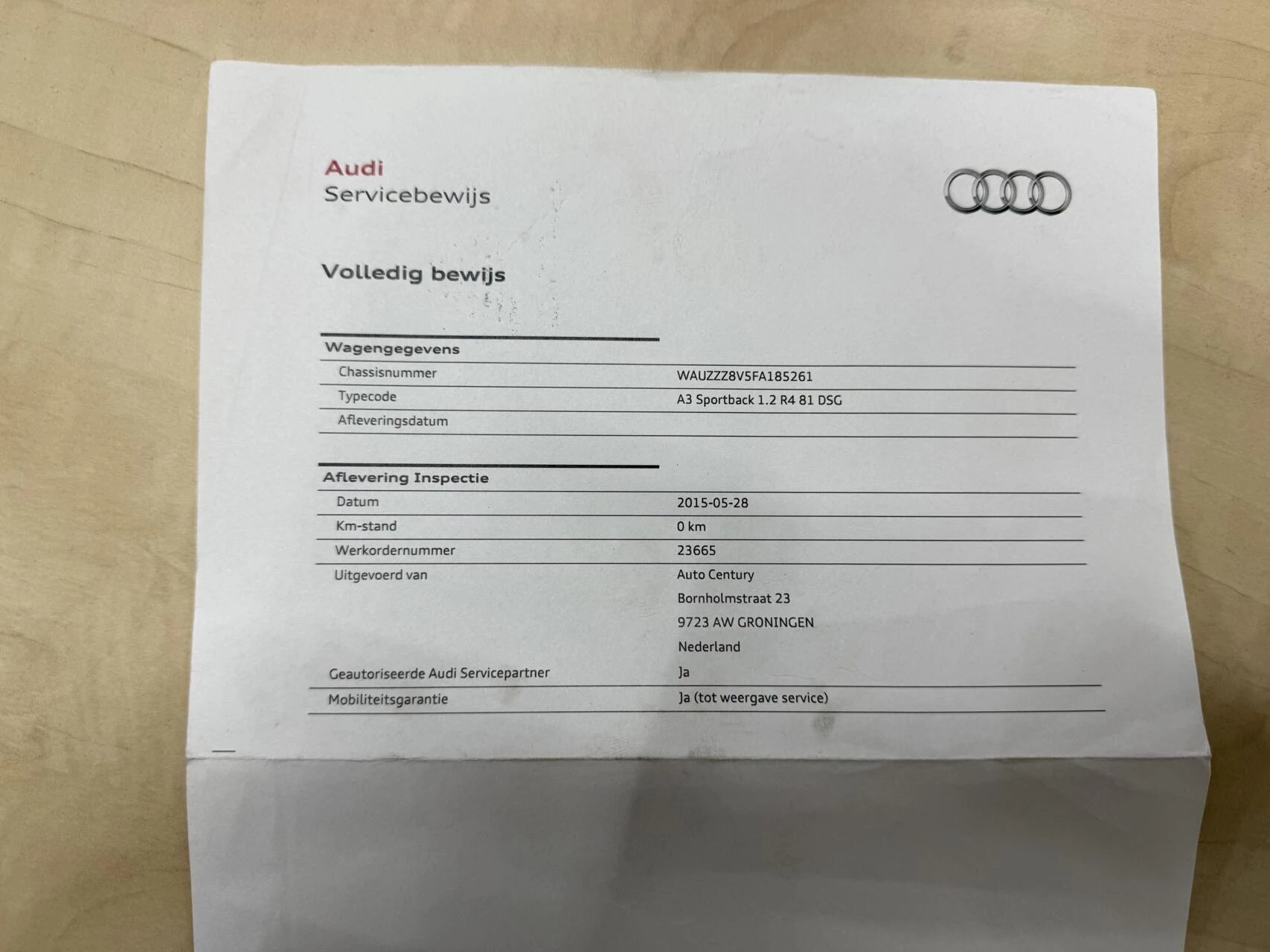 Hoofdafbeelding Audi A3