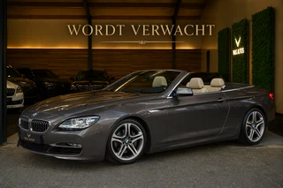 Hoofdafbeelding BMW 6 Serie BMW 6-serie Cabrio 640i High Executive - Eig. sinds 2012 - HUD - Nachtzicht - 360 Camera - Soft-Close - Sfeerverlichting -