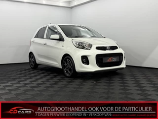 Kia Picanto 1.0 CVVT DynamicLine Half leder, Clima, Cruise control, Radio, Mistlamp, Lichtmetalen velgen