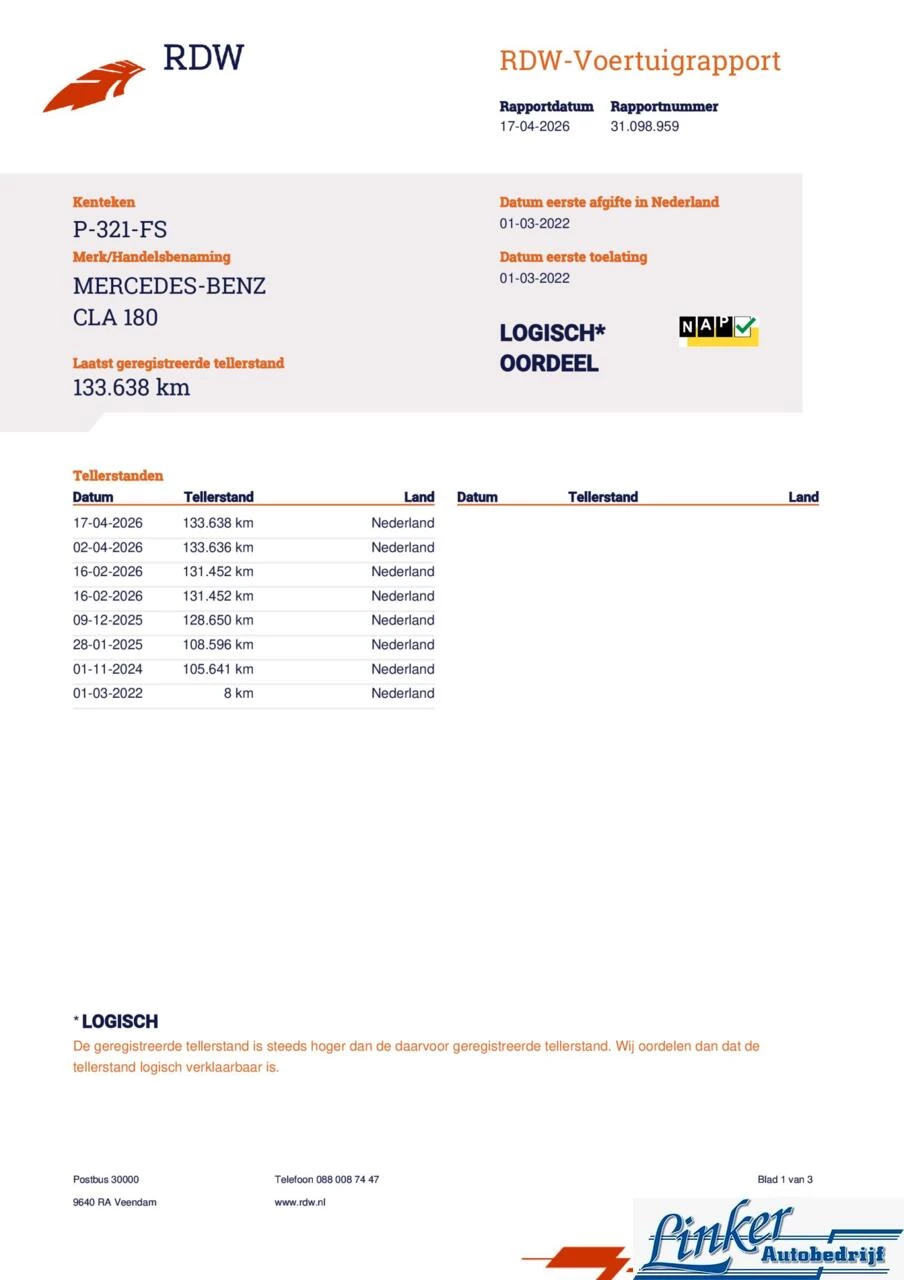 Hoofdafbeelding Mercedes-Benz CLA