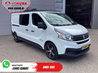 Fiat Talento 1.6 MJ 125 pk L2 DC Dubbel Cabine EXPORT ONLY Airco/ Android/ Camera/ Imperiaal