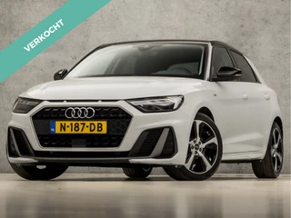 Audi A1 Sportback 30 TFSI S-Line Sport (APPLE CARPLAY, GROOT NAVI, ZWART DAK, CLIMATE, LED KOPLAMPEN, SPORTSTOELEN, GETINT GLAS, PARKEERSENSOREN, DAKSPOILER, NIEUWSTAAT)