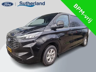 Ford Transit Custom 300 2.0 TDCI L2H1 Limited 136pk | Achterklep Uniek! | Stoelverwarming | Trekhaak | Laadvloer en zijwand betimmering
