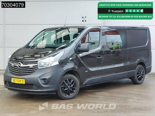 Opel Vivaro 120PK Dubbel Cabine L2H1 Trekhaak Navi Airco Cruise Parkeersensoren APK 10-2026 Euro6 DC Doka Mixto L2 Airco Trekhaak Cruise control