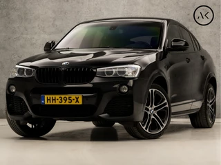 Hoofdafbeelding BMW X4 BMW X4 xDrive20i M Sport High Executive 184Pk Automaat (NAVIGATIE, M PAKKET, HARMAN/KARDON, GETINT GLAS, LEDEREN SPORTSTOELEN, STOELVERWARMING, XENON, PARKEERSENSOREN, ZWART HEMEL, NIEUWSTAAT)