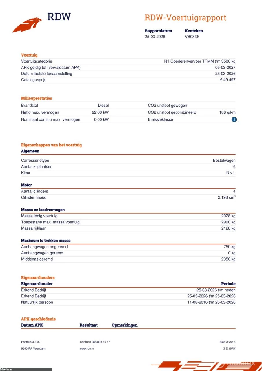 Hoofdafbeelding Ford Transit Custom