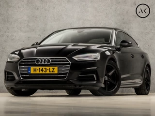 Audi A5 Sportback 35 TFSI S-Line Sport Black Edition 150Pk Automaat (GROOT NAVI, CLIMATE, MATRIX LED, STOELVERWARMING, CAMERA, SPORTSTOELEN, KEYLESS, GETINT GLAS, LANE ASSIST, DAB+, NIEUWSTAAT)