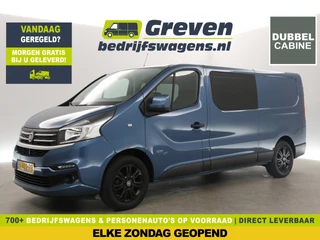 Fiat Talento 1.6 EcoJet L2H1 Dubbele Cabine | 5 Persoons | Airco Cruise Camera Navigatie PDC 17"LMV Trekhaak