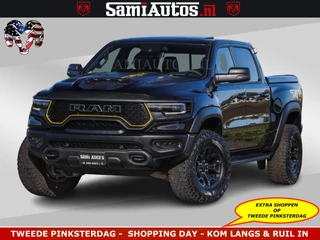 Dodge Ram Pick-Up TRX BLACK OPS HELLCAT | 6.2 V8 712PK SUPERCHARGER | FULLY LOADED | CARBON | BLACK ON BLACK | CREW CAB | DUBBELE CABINE | 5 PERSOONS |