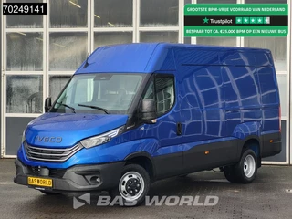 Iveco Daily 35C21 3.0L Automaat 210PK L3H2 Dubbellucht 2025-Model 3,5t Trekhaak ACC LED Navi Camera Euro6 L3 12m3 Airco Trekhaak