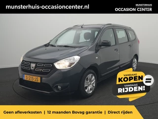 Dacia Lodgy 1.6 SCe 110 Bi-Fuel Ambiance 7p. - RIJKLAARPRIJS - LPG - 7-persoons - All Seasonbanden - Cruise Control - Airco - Bluetooth - Stoelverwarming - Trekhaak