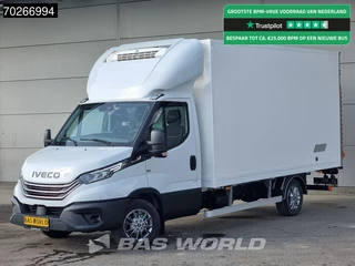 Iveco Daily 35S18 3.0L Laadklep Koelwagen Vriezer Thermoking V-200 MAX -18 230v stekker LED Navi Airco ACC Koel Koeler Kühler Kühlwagen Kühlkoffer Vries Frigo 17m3 Airco