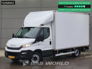 Iveco Daily 35S14 Automaat Bakwagen Laadklep Lat om lat Zijdeur Camera Meubelbak Koffer 20m3 Airco Cruise control