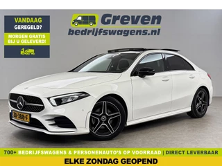 Mercedes-Benz A-Klasse 200 AMG Night Upgrade 164PK Pano Sfeer LED Carplay Virtual Camera Clima Cruise Navi PDC 18''LMV