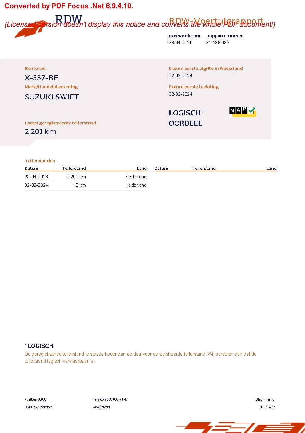 Hoofdafbeelding Suzuki Swift