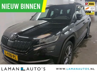 Skoda Kodiaq 1.5 TSI 150pk DSG Sportline Business Aut. | Black Edition Virtual Leder/Alcantara CarPlay Canton 19" Triglav LMV ECC Navi LED ACC Camera Side Assist Metallic | Voorschoten