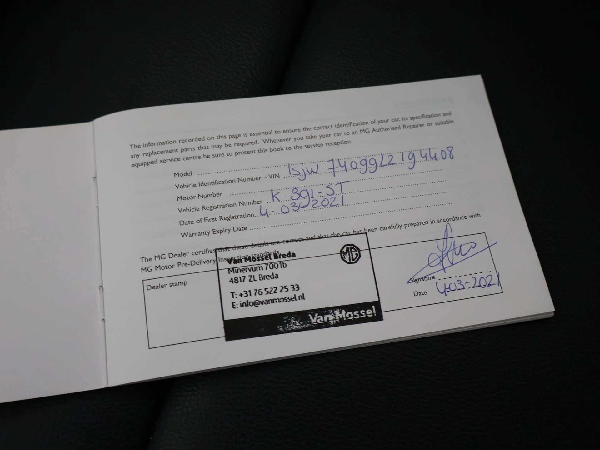 Hoofdafbeelding MG ZS EV