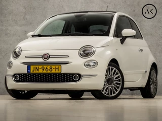 Hoofdafbeelding Fiat 500 Fiat 500 0.9 TwinAir Turbo Lounge Deluxe (PANORAMADAK, NAVIGATIE, CLIMATE, GETINT GLAS, SPORTSTOELEN, LM VELGEN, NIEUWE APK, NIEUWSTAAT)