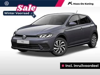 Volkswagen Polo Life Edition 1.0 TSI 95 pk 7 versn. DSG · Airconditioning automatisch, 2-zone (climatronic) · Incl. Inruilvoordeel ·