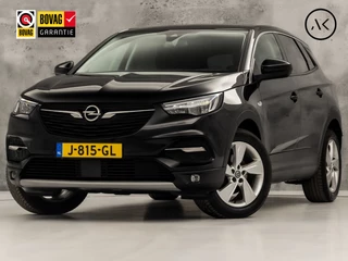 Opel Grandland X 1.2 Turbo Sport Automaat (APPLE CARPLAY, GROOT NAVI, CAMERA, LEDER, SPORTSTOELEN, GETINT GLAS, CRUISE, NIEUWSTAAT)