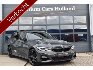 BMW 3 Serie Touring 330e xDrive M-Sport 292 Pk Dravit Grijs Metallic Pano Memory Head-Up Leder Keyless Trekhaak 19 Inch