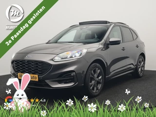 Ford Kuga 1.5 EcoBoost ST-Line 150pk Dealer O.H. | 1800kg Trekgewicht | Trekhaak Af Fabriek | Panodak | Adaptive Cruise | 360 Camera | Sportstoelen & Stuur Verwarmd | Apple Carplay | Keyless | Virtual | Blis | Navigatie | DAB |