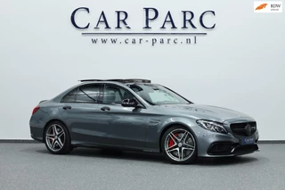 Mercedes-Benz C-klasse AMG 63 S 510+PK LED/SFEER/HUD/PANO/LEDER+S.VERWARMING+MEMORY/19" LMV/CAM/ACC/ECC/12 MDN GARANTIE!