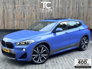 BMW X2 sDrive20i M-sport Automaat | Panoramadak | DAB | LED verlichting | 20 inch | Schakelflippers | Lederen bekleding | Stoelverwarming | Lane assist | Parkeersensoren voor en achter | Achteruitrijcamera