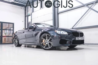 BMW 6-serie Cabrio M6 Competition Package 575 pk | Keramisch | B&O | M Drivers Pack | NL auto NAP | Singapur Grau | Softclose | HUD | 360 cam |