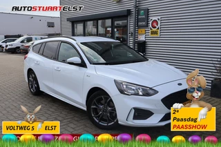 Ford Focus Wagon 1.0 EcoBoost Hybrid ST Line Business 1e Eigenaar | Volledig Onderh | NAP | BTW | WinterPack | Camera | Navi | Carplay | LED | Cruise | Keyless | PDC | Bots